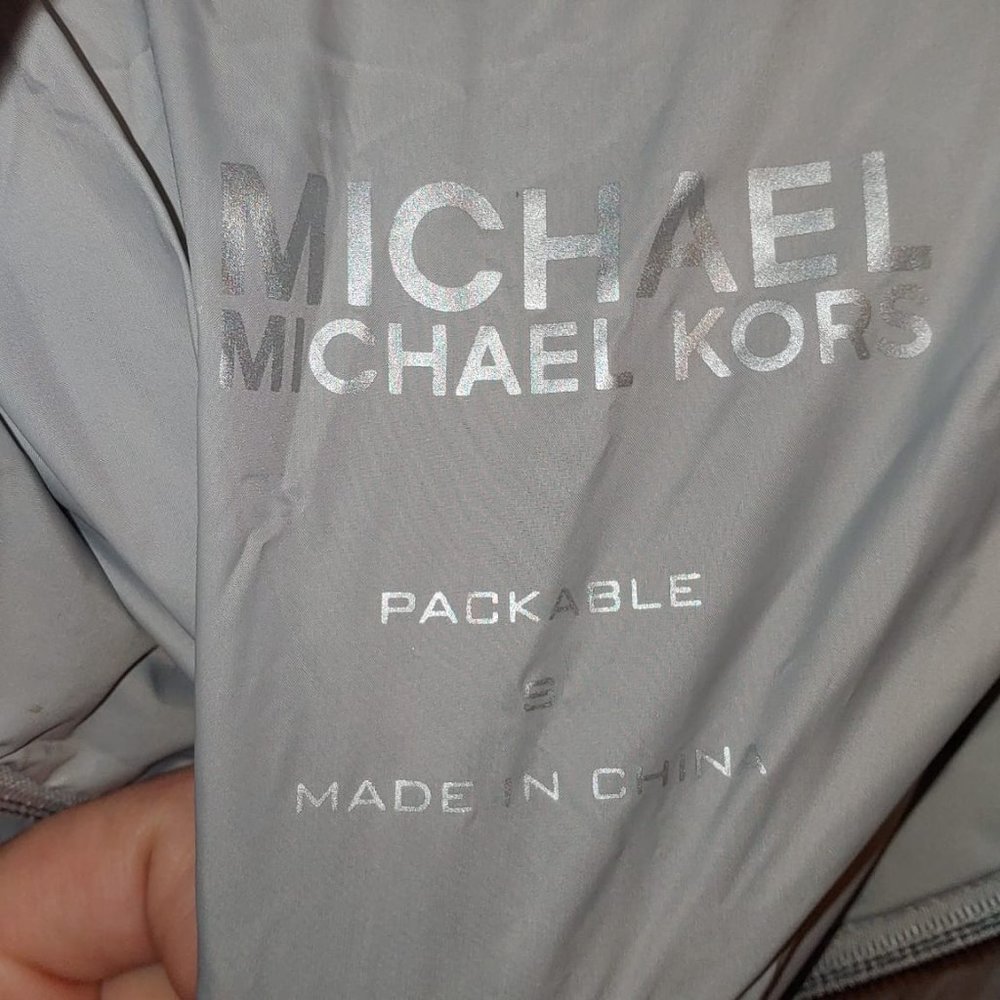Michael Michael Kors Women's  Hooded  Packable Jacket - Picture 4 of 6